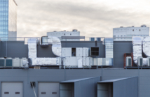 Air conditioning system on the roof