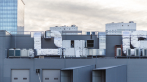 Air conditioning system on the roof